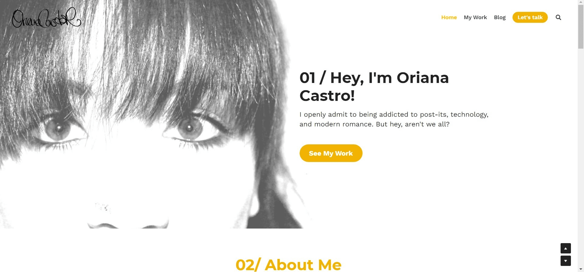 個人網站範例一 個人網站範例一